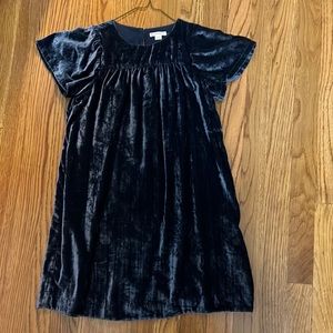 Beautiful Crewcuts navy velvet dress